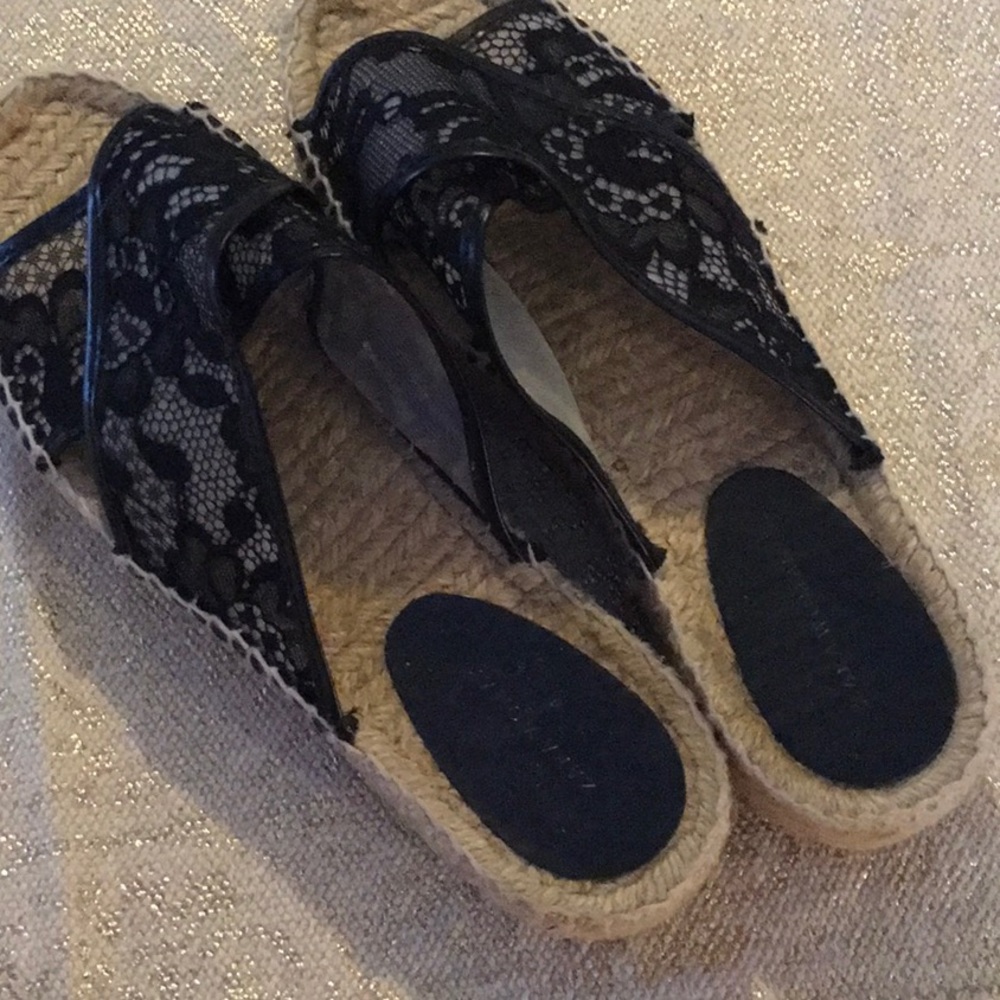 Zara Size 9.5 Euro 40 platform espadrilles - Unique!